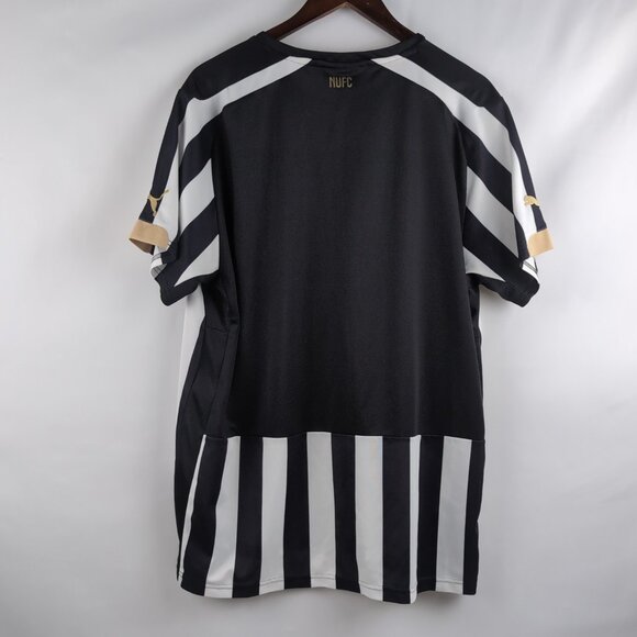 PUMA x Newcastle United Men's Black White T-Shirt Soccer Football Referee, Large - Picture 2 of 10